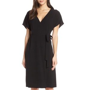 Charles Henry Black Wrap Dress - Never Worn
